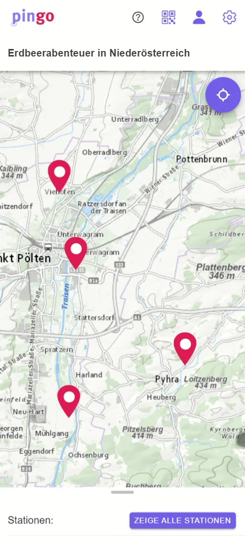 Pingo - Location-based web application for discovering and sharing special places