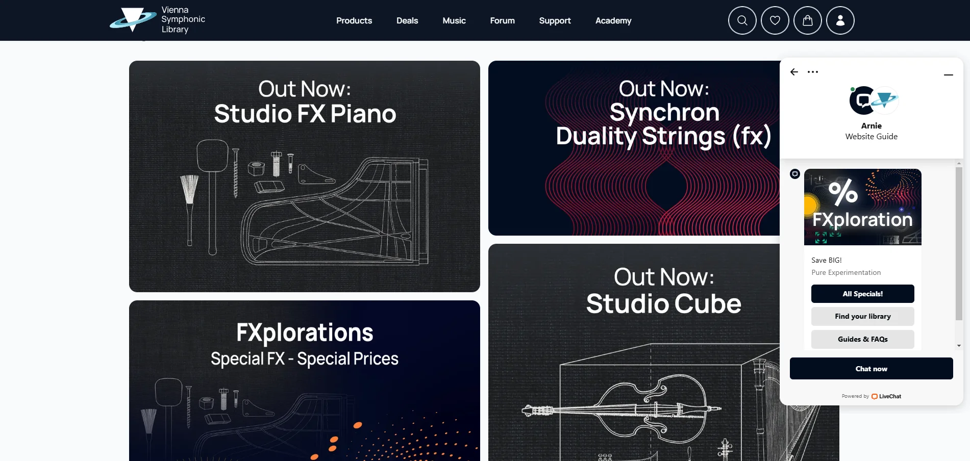 Vienna Symphonic Library and Synchron Stage Vienna CMS - Custom content management system